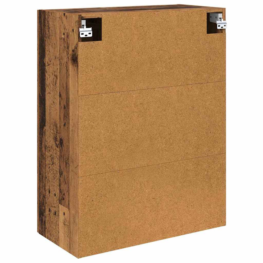 Wandkast Oud Hout 69,5 x 34 x 90 cm Bewerkt hout
