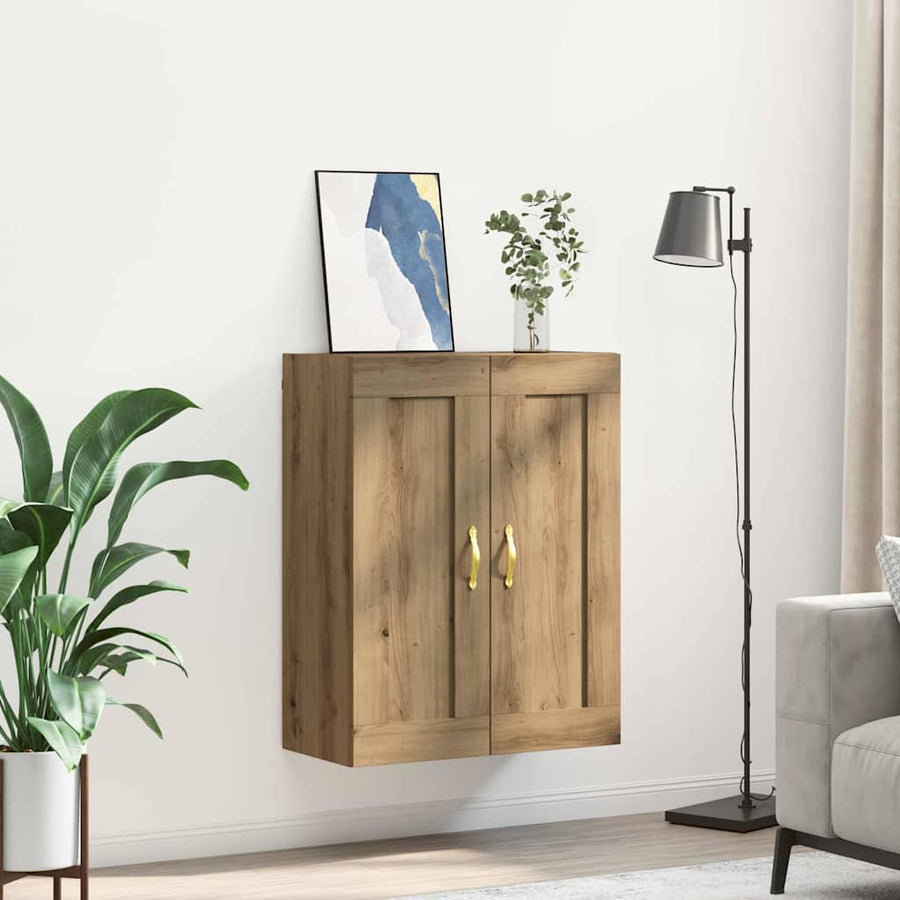 Wandkast Artisan Eiken 69,5 x 34 x 90 cm Bewerkt hout