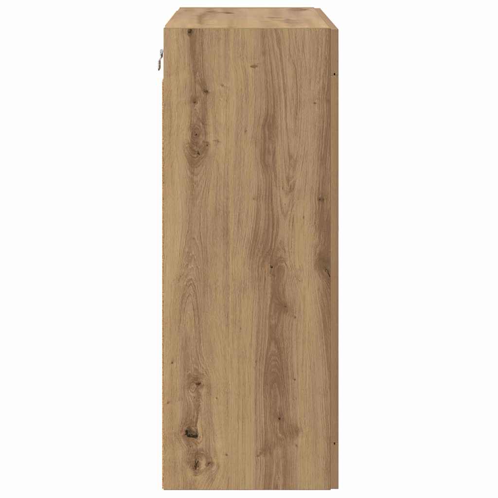 Wandkast Artisan Eiken 69,5 x 34 x 90 cm Bewerkt hout