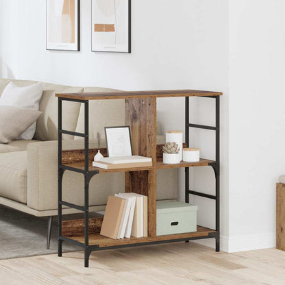 Boekenkast Oud hout 78,5 x 33 x 82 cm Bewerkt hout