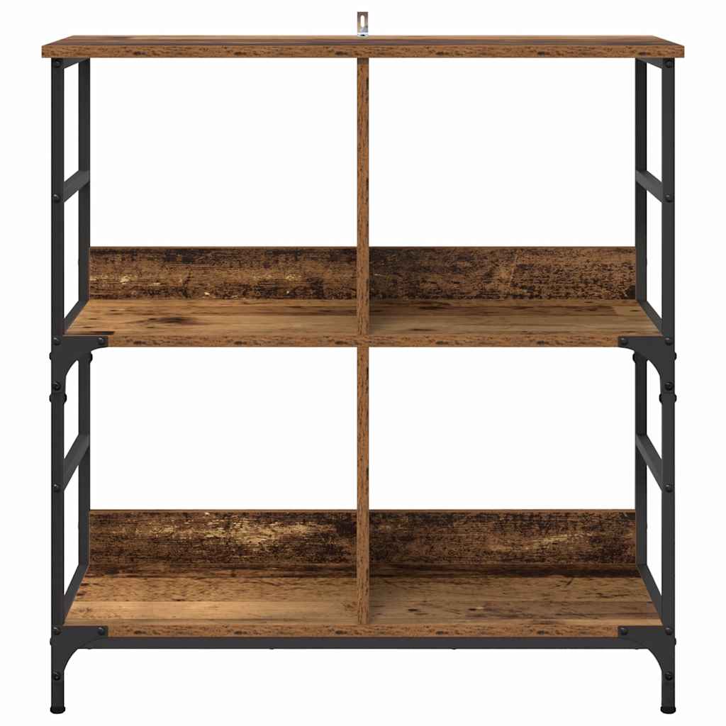 Boekenkast Oud hout 78,5 x 33 x 82 cm Bewerkt hout