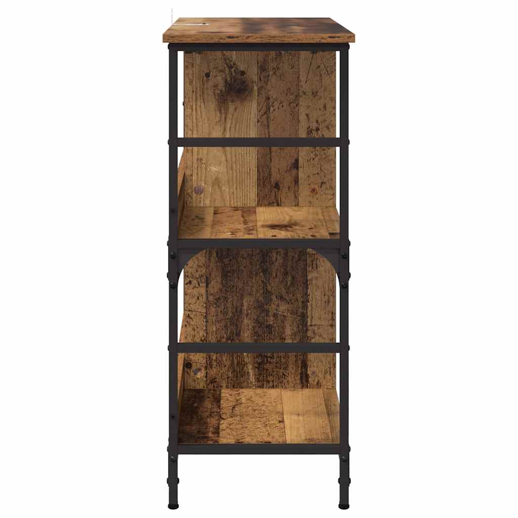 Boekenkast Oud hout 78,5 x 33 x 82 cm Bewerkt hout