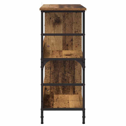 Boekenkast Oud hout 78,5 x 33 x 82 cm Bewerkt hout