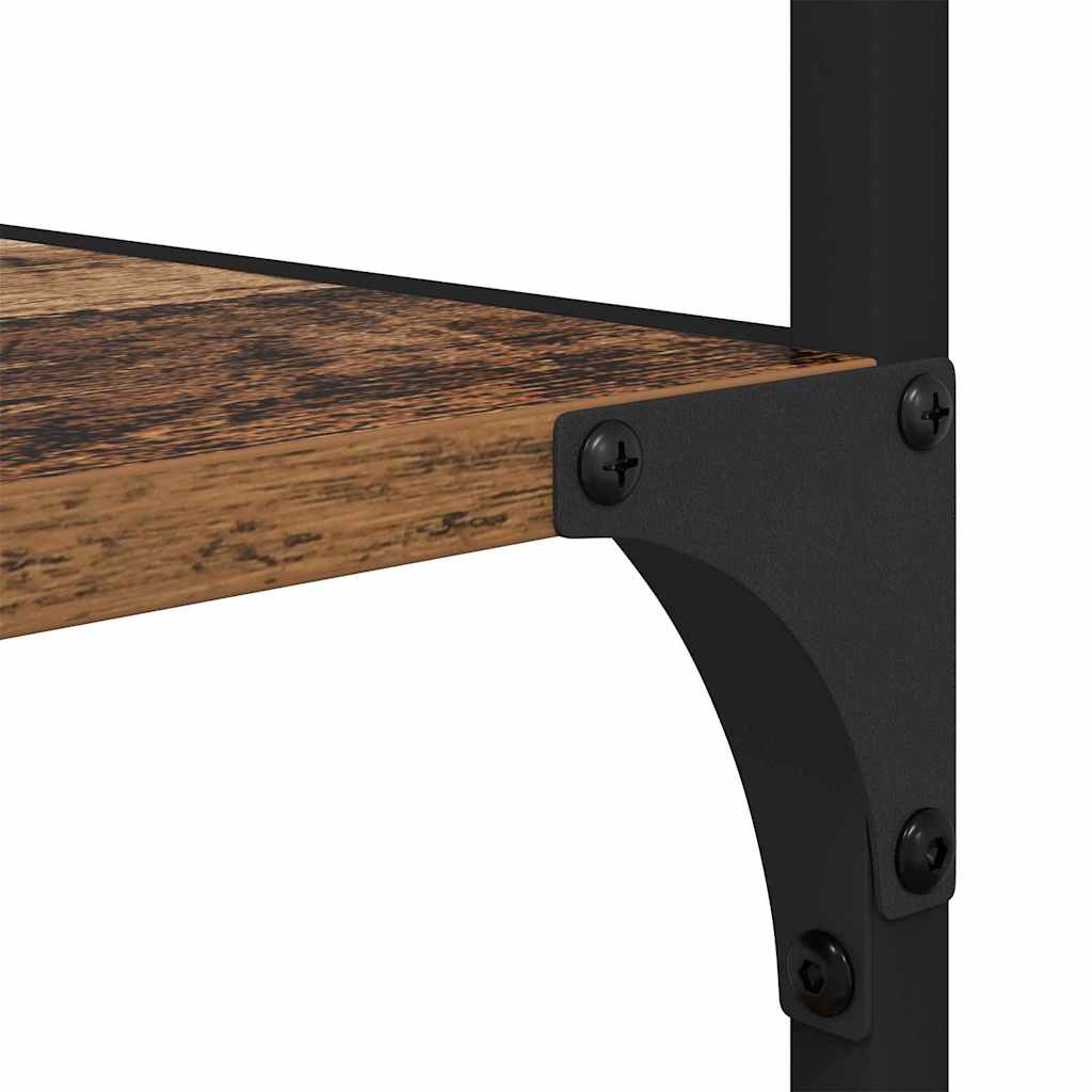 Boekenkast Oud Hout 50 x 33 x 188,5 cm Bewerkt hout