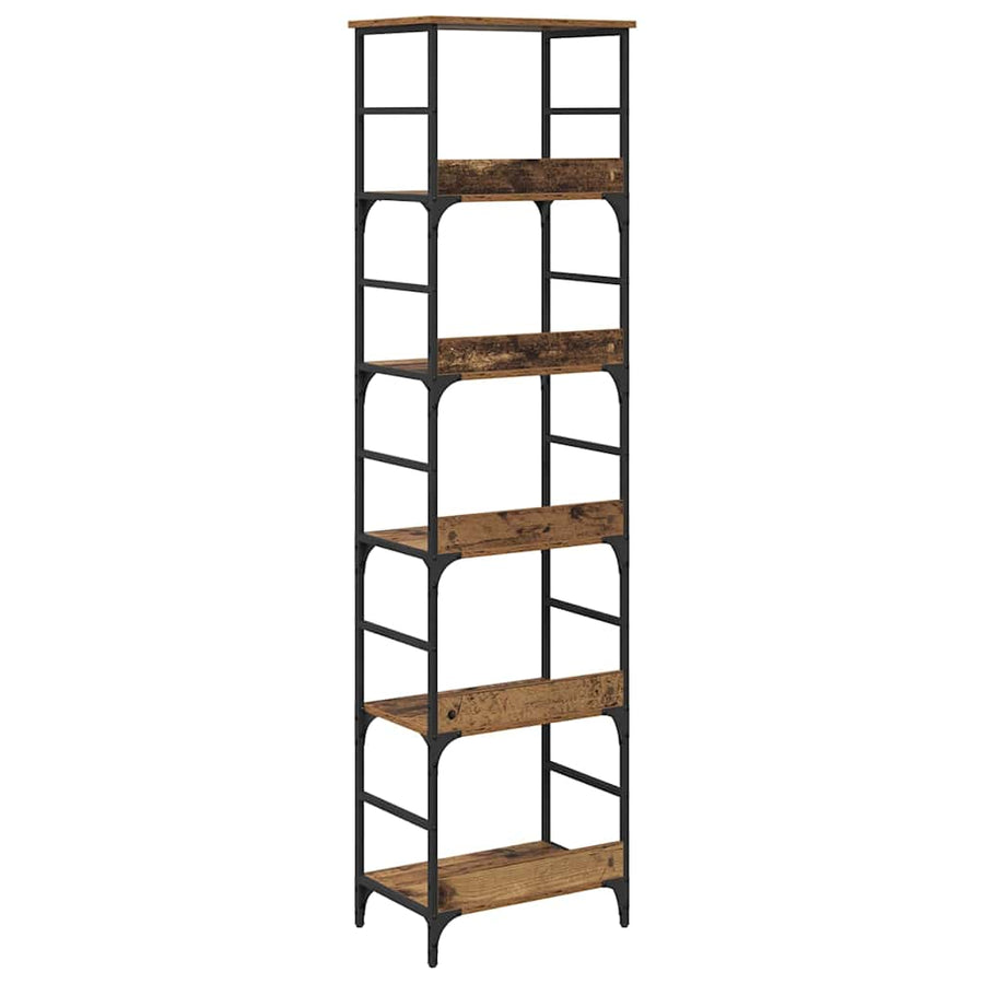 Boekenkast Oudhout 50 x 33 x 188,5 cm Bewerkt hout