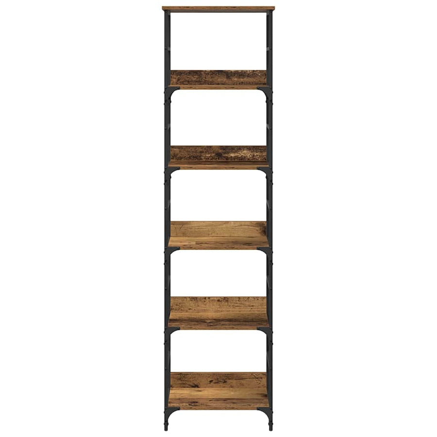 Boekenkast Oudhout 50 x 33 x 188,5 cm Bewerkt hout