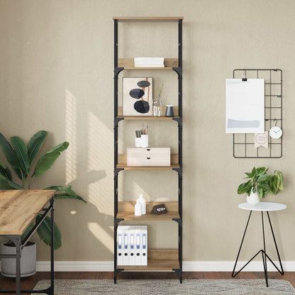 Boekenkast Artisan Eiken 50 x 33 x 188,5 cm Bewerkt hout