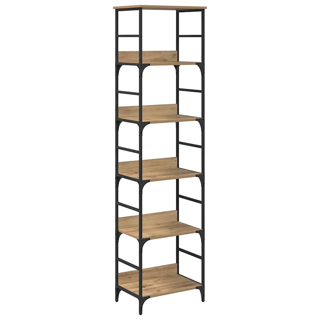 Boekenkast Artisan Eiken 50 x 33 x 188,5 cm Bewerkt hout