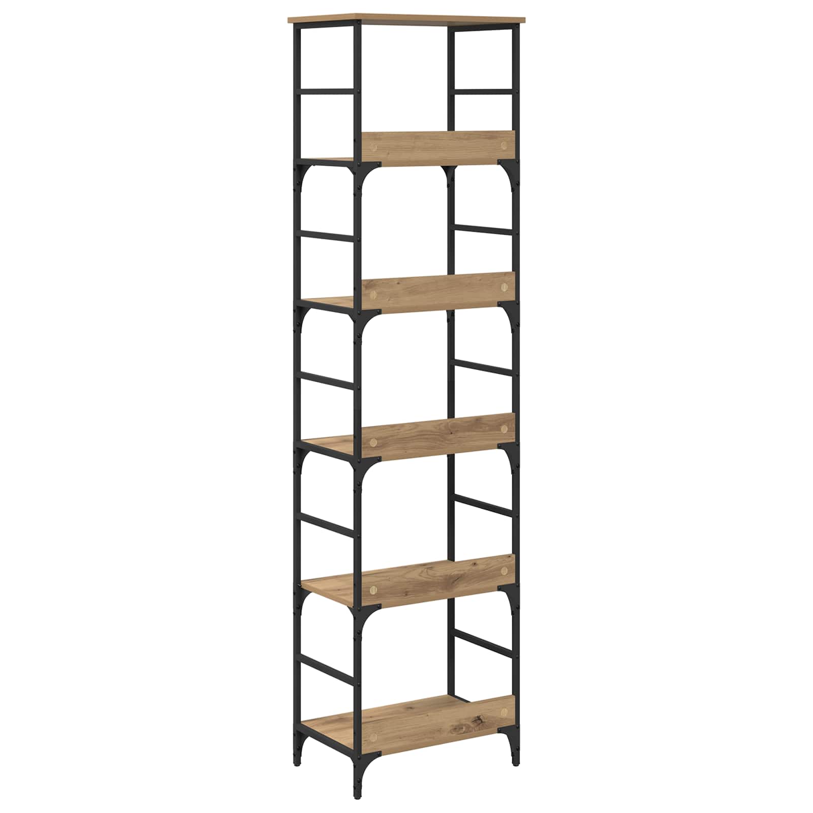 Boekenkast Artisan Eiken 50 x 33 x 188,5 cm Bewerkt hout
