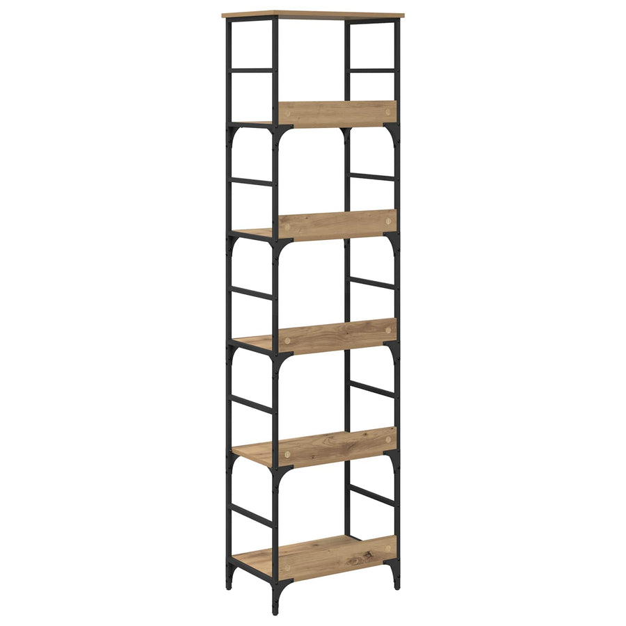 Boekenkast Artisan Eiken 50 x 33 x 188,5 cm Bewerkt hout
