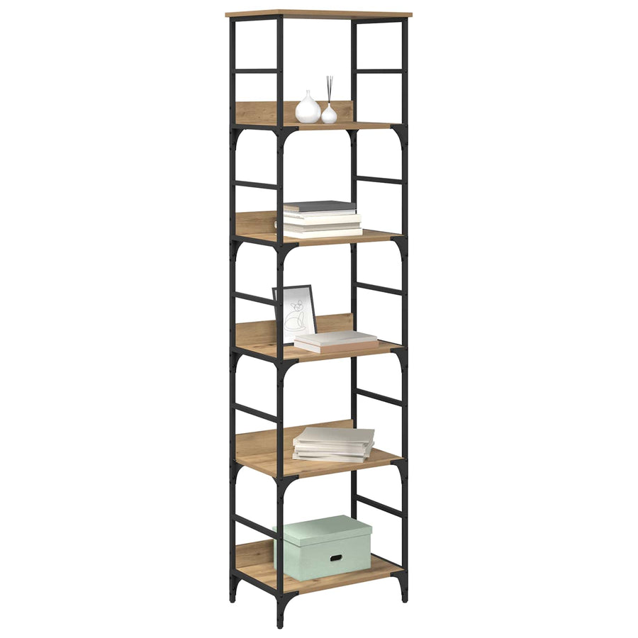 Boekenkast Artisan Eiken 50 x 33 x 188,5 cm Bewerkt hout