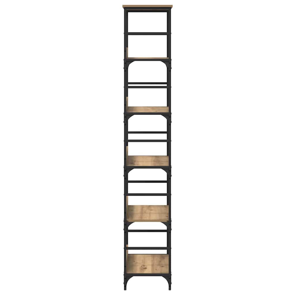 Boekenkast Artisan Eiken 50 x 33 x 188,5 cm Bewerkt hout