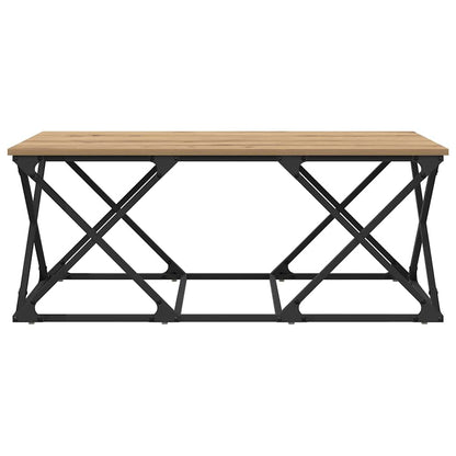 Salontafel artisanaal eikenkleurig 100 x 49 x 40 cm