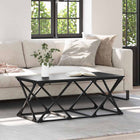 Coffee Table Black Oak 100 x 49 x 40 cm Engineered Wood