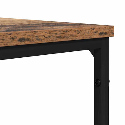 Salontafel Oud hout 100 x 100 x 40 cm Bewerkt hout
