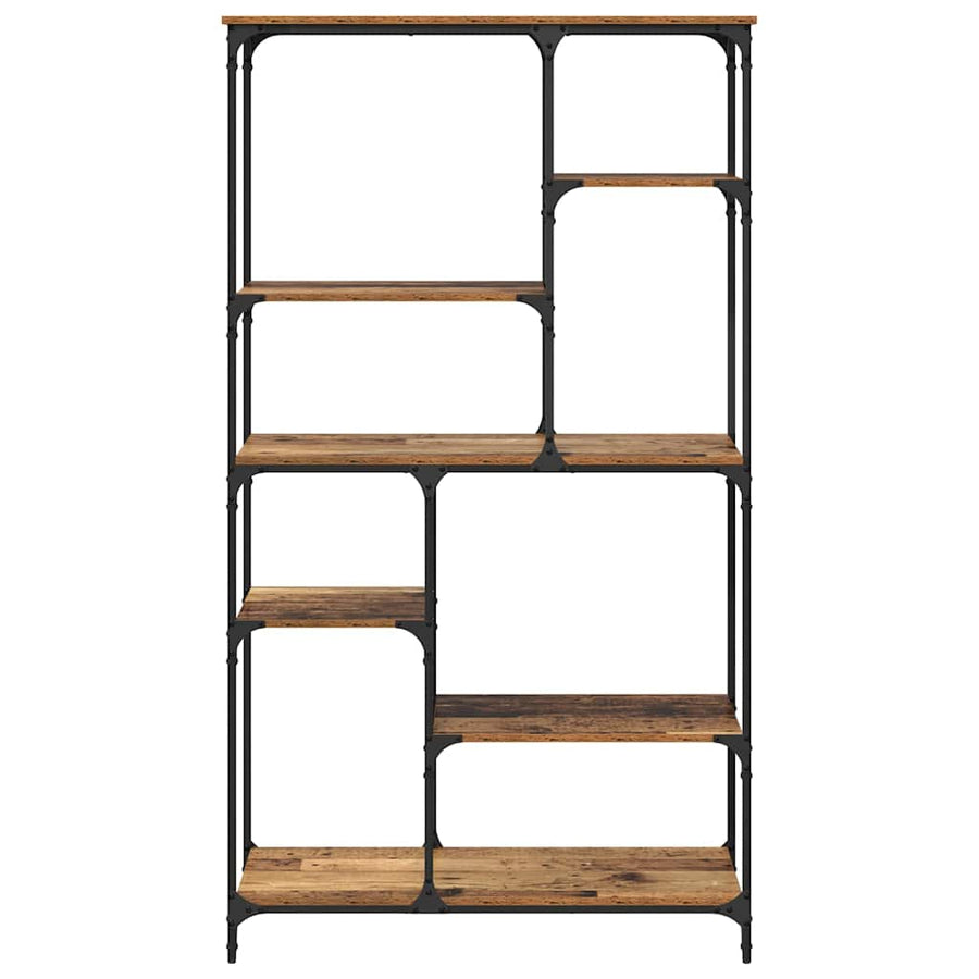 Boekenkast Oudhout 99 x 35,5 x 176 cm Bewerkt hout