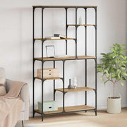 Boekenkast 99x35,5x176 cm bewerkt hout