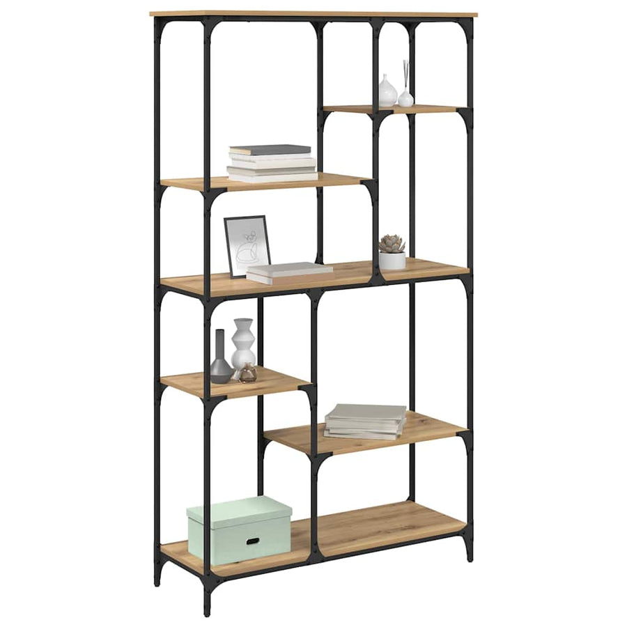 Boekenkast Artisan Eiken 99 x 35,5 x 176 cm Bewerkt hout