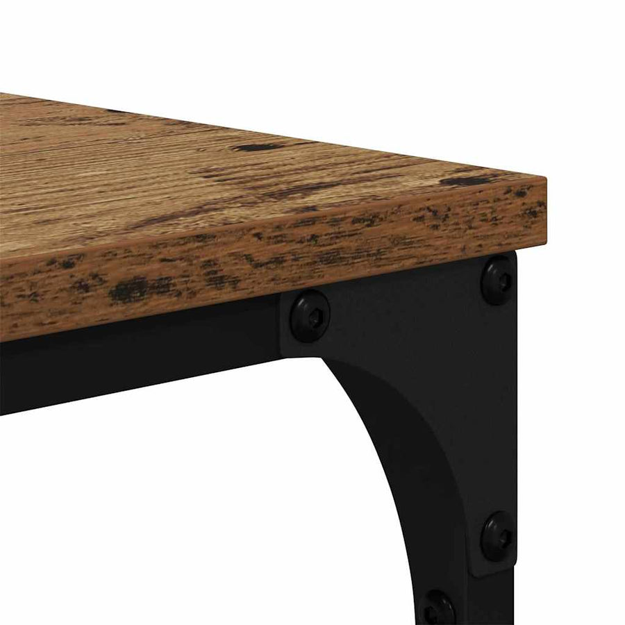 Boekenkast Oud Hout 91 x 36 x 176 cm Bewerkt hout