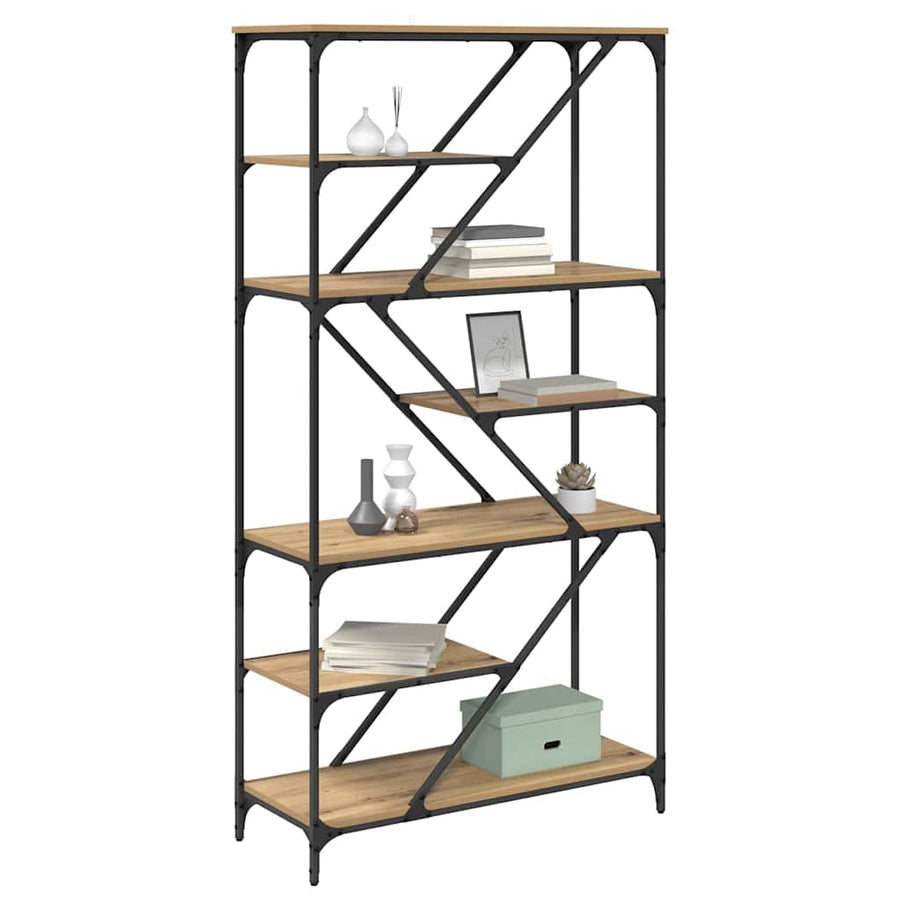 Boekenkast Artisan Eiken 91 x 36 x 176 cm Bewerkt hout
