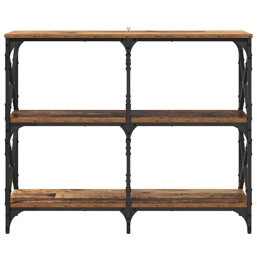 Wandtafel Oudhout 100 x 28 x 80,5 cm Bewerkt hout