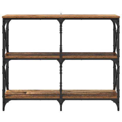Wandtafel Oudhout 100 x 28 x 80,5 cm Bewerkt hout