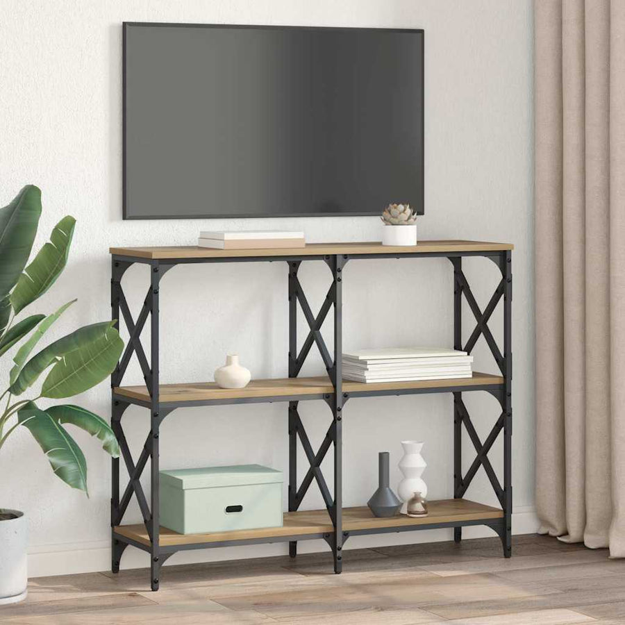 Wandtafel Artisan Eiken 100 x 28 x 80,5 cm Bewerkt hout