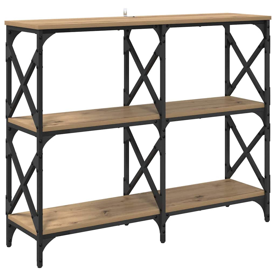Wandtafel Artisan Eiken 100 x 28 x 80,5 cm Bewerkt hout