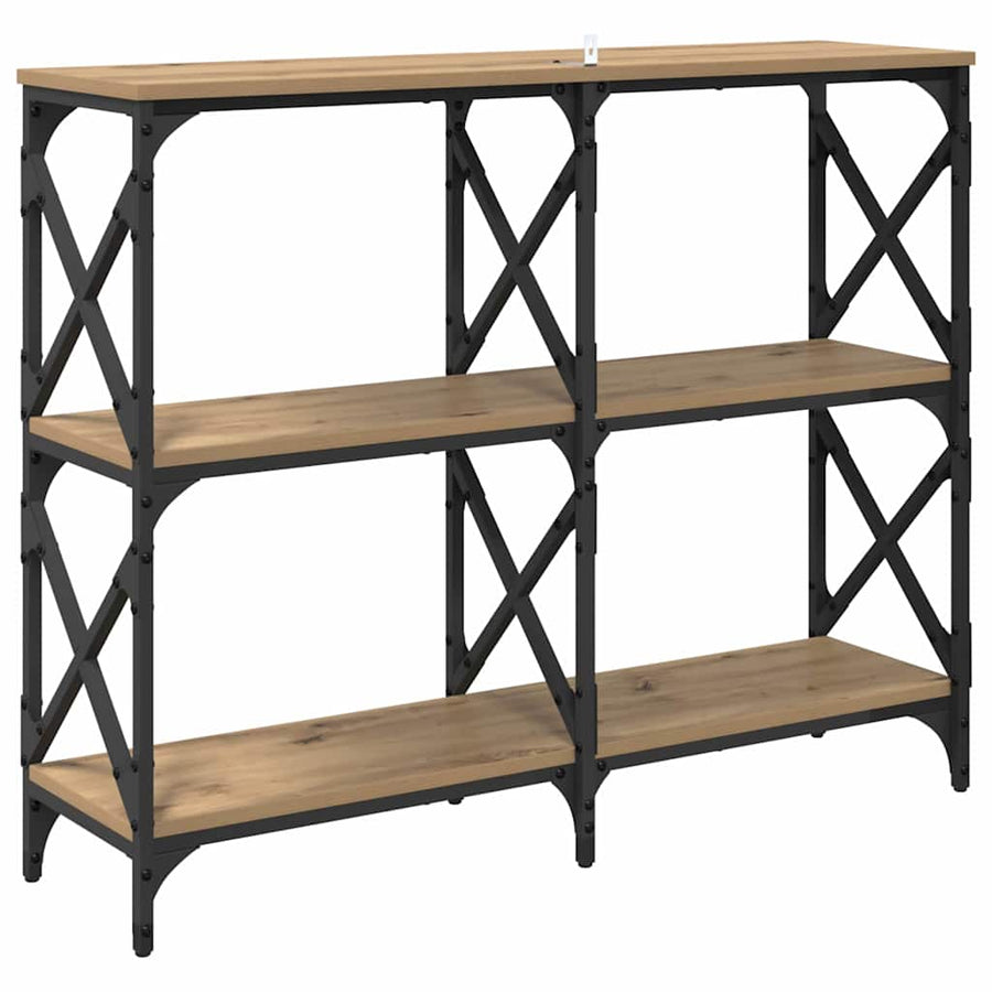 Wandtafel Artisan Eiken 100 x 28 x 80,5 cm Bewerkt hout