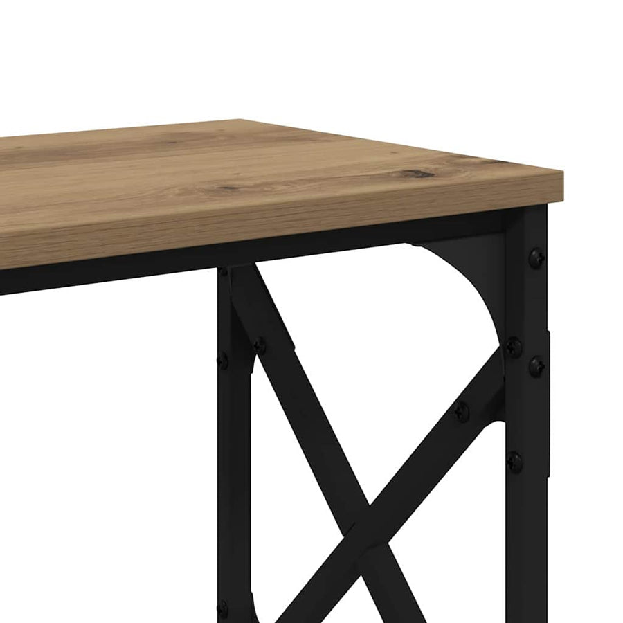 Wandtafel Artisan Eiken 156 x 28 x 80,5 cm Bewerkt hout