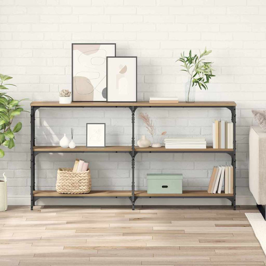 Wandtafel Artisan Eiken 156 x 28 x 80,5 cm Bewerkt hout