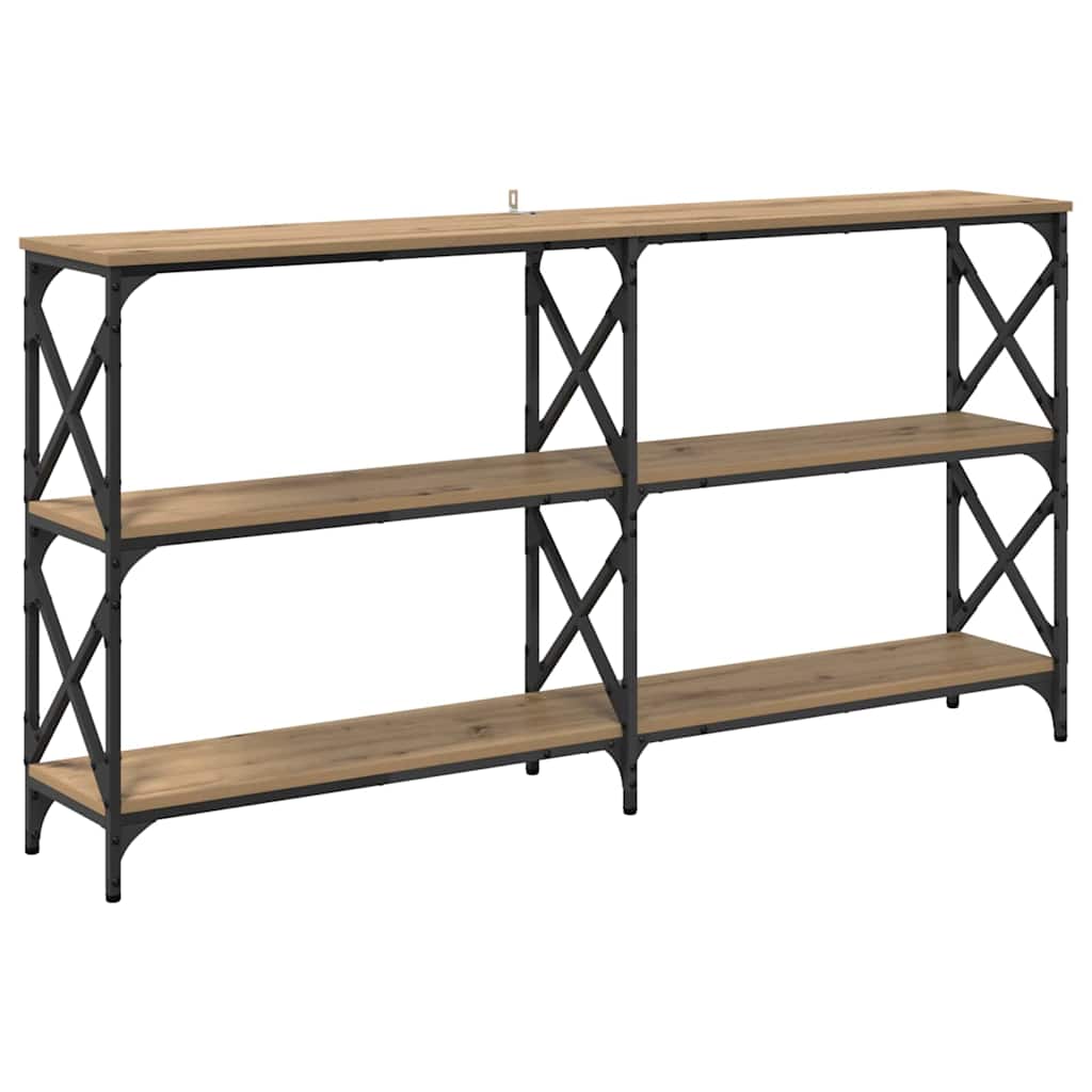Wandtafel Artisan Eiken 156 x 28 x 80,5 cm Bewerkt hout