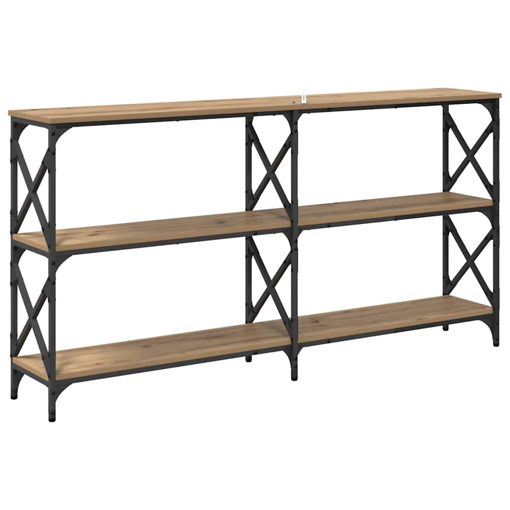 Wandtafel Artisan Eiken 156 x 28 x 80,5 cm Bewerkt hout