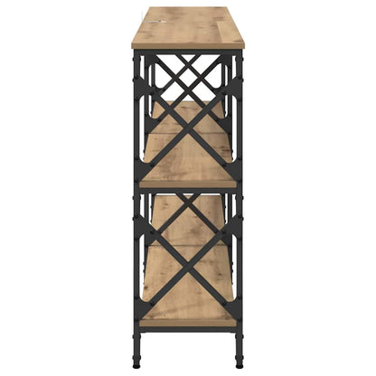 Wandtafel Artisan Eiken 156 x 28 x 80,5 cm Bewerkt hout