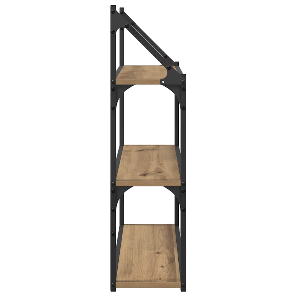 Wandplank Artisan Eiken 60 x 21 x 78,5 cm Bewerkt hout