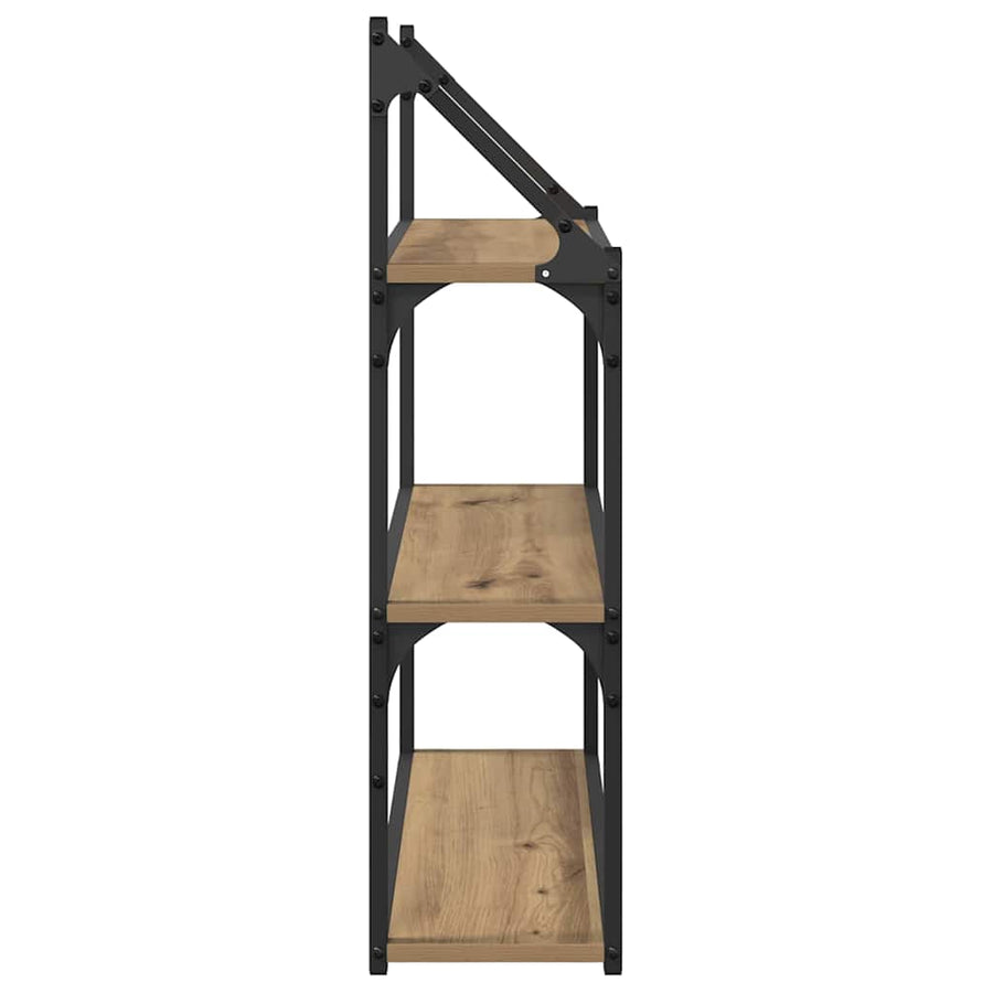 Wandplank Artisan Eiken 60 x 21 x 78,5 cm Bewerkt hout