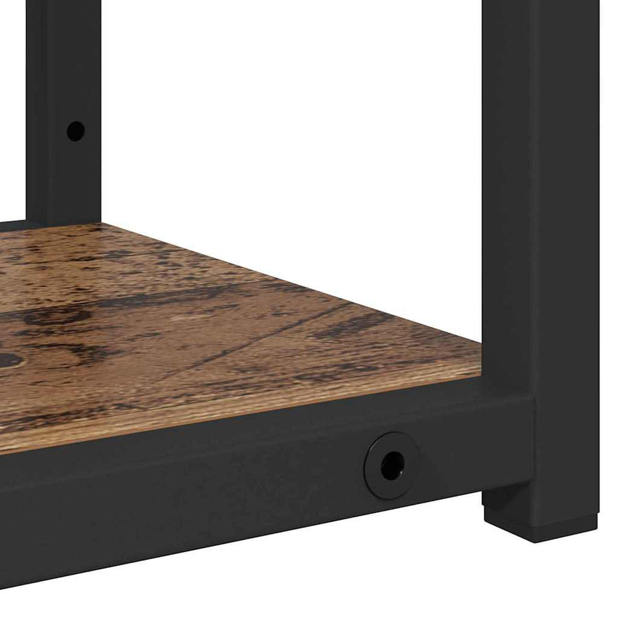 Wandplank met plank Oud Hout 80 x 21 x 78,5 cm Bewerkt hout