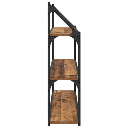 Wandplank met plank Oud Hout 80 x 21 x 78,5 cm Bewerkt hout