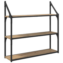 Wandplank Artisan Eiken 80 x 21 x 78,5 cm Bewerkt hout