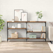 Wandtafel 150x29x76,5 cm oudhout bewerkt hout