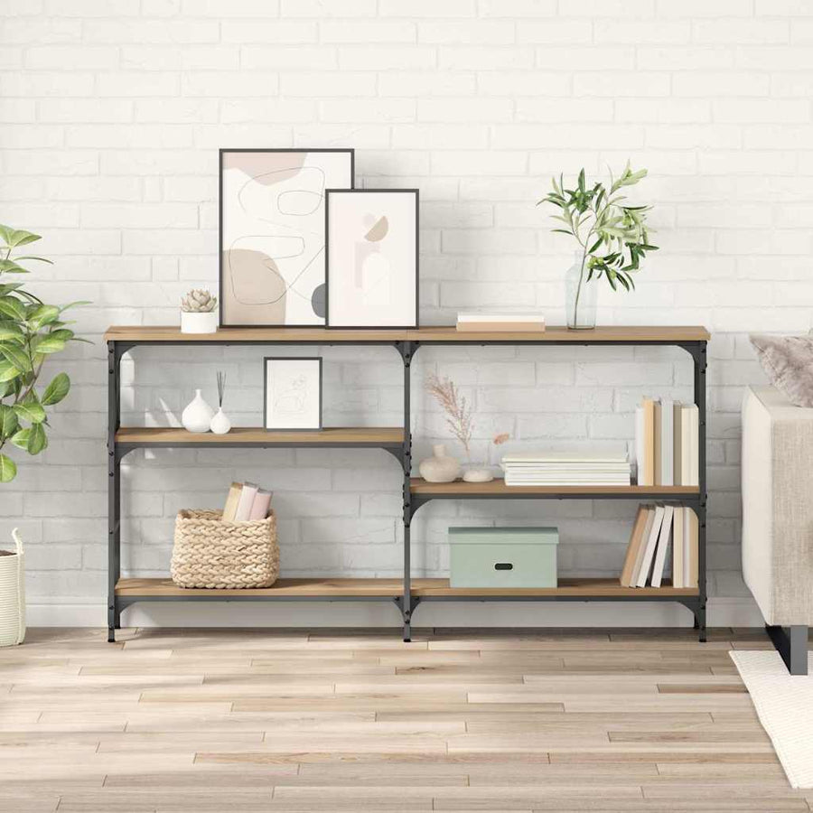 Wandtafel Artisan Eiken 150 x 29 x 76,5 cm Bewerkt hout