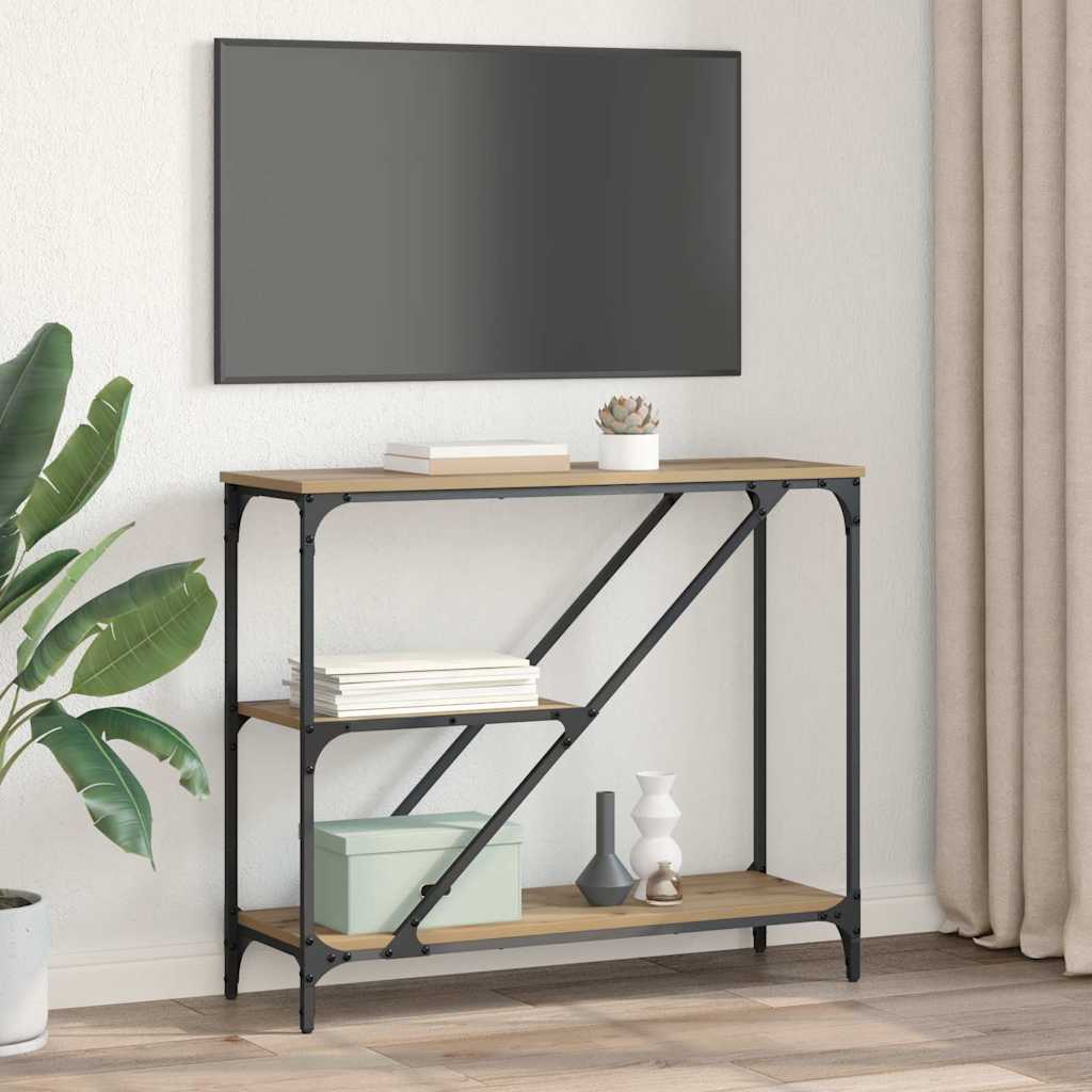 Wandtafel Artisan Eiken 88,5 x 30 x 75 cm Bewerkt hout