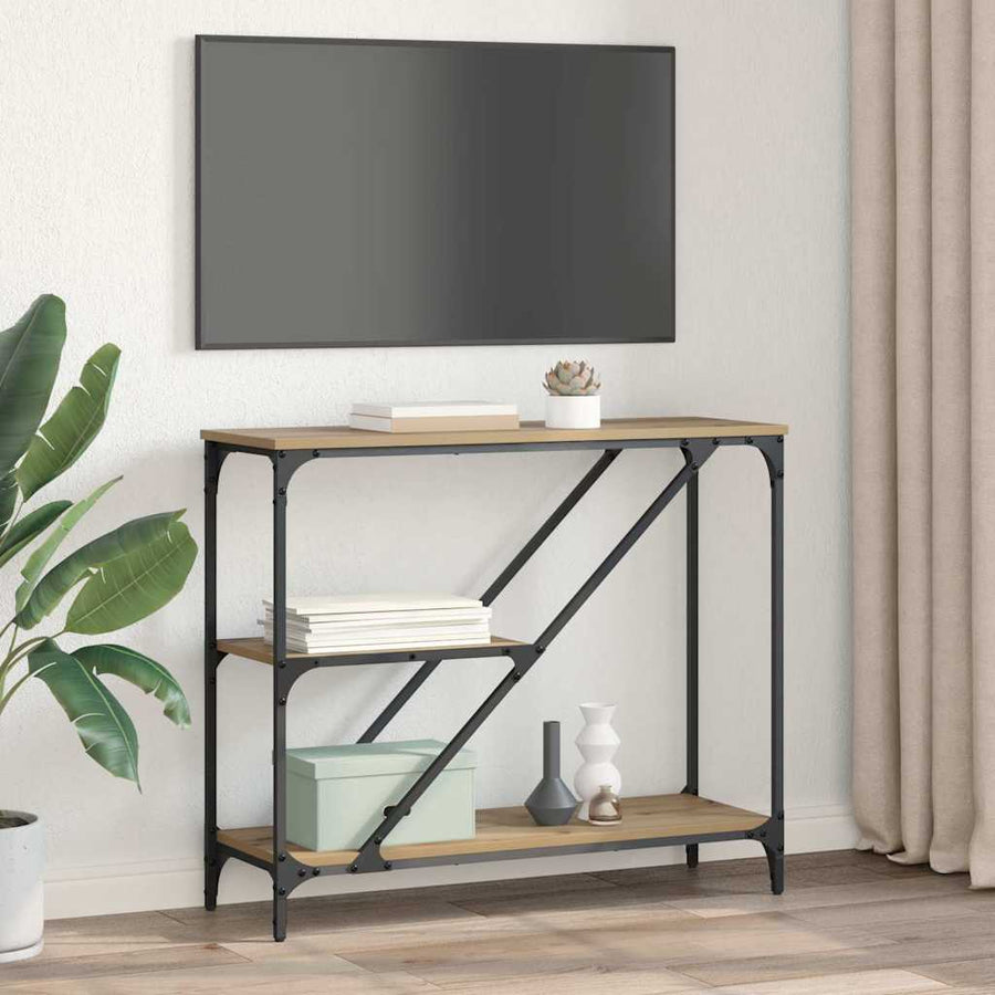 Wandtafel Artisan Eiken 88,5 x 30 x 75 cm Bewerkt hout