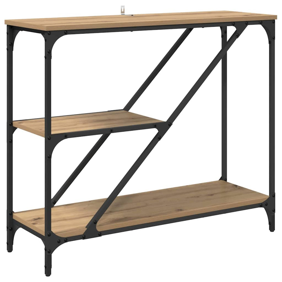 Wandtafel Artisan Eiken 88,5 x 30 x 75 cm Bewerkt hout