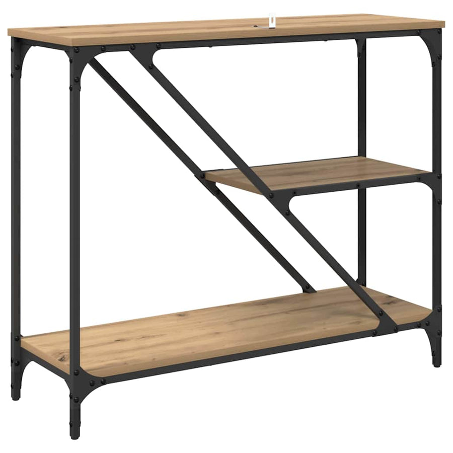 Wandtafel Artisan Eiken 88,5 x 30 x 75 cm Bewerkt hout