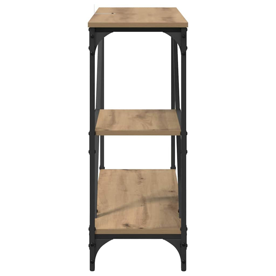 Wandtafel Artisan Eiken 88,5 x 30 x 75 cm Bewerkt hout