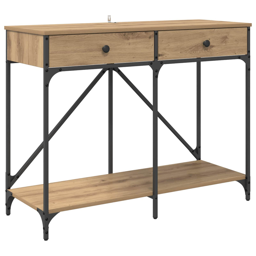 Wandtafel Artisan Eiken 100 x 39 x 78,5 cm Bewerkt hout