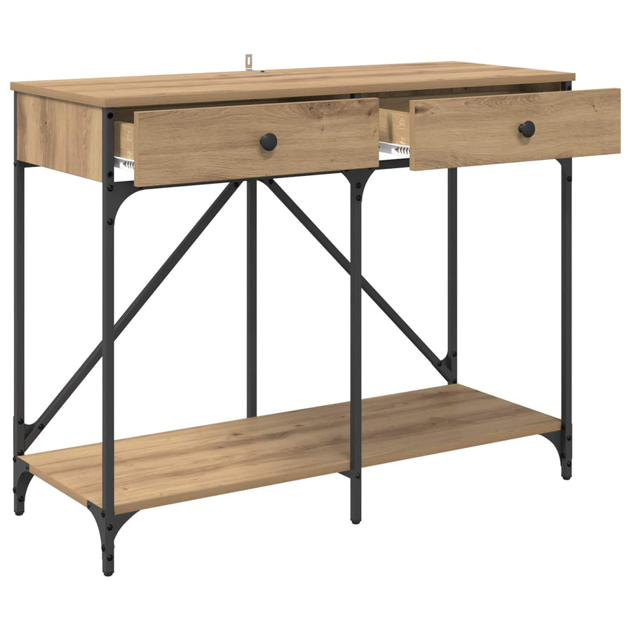 Wandtafel Artisan Eiken 100 x 39 x 78,5 cm Bewerkt hout