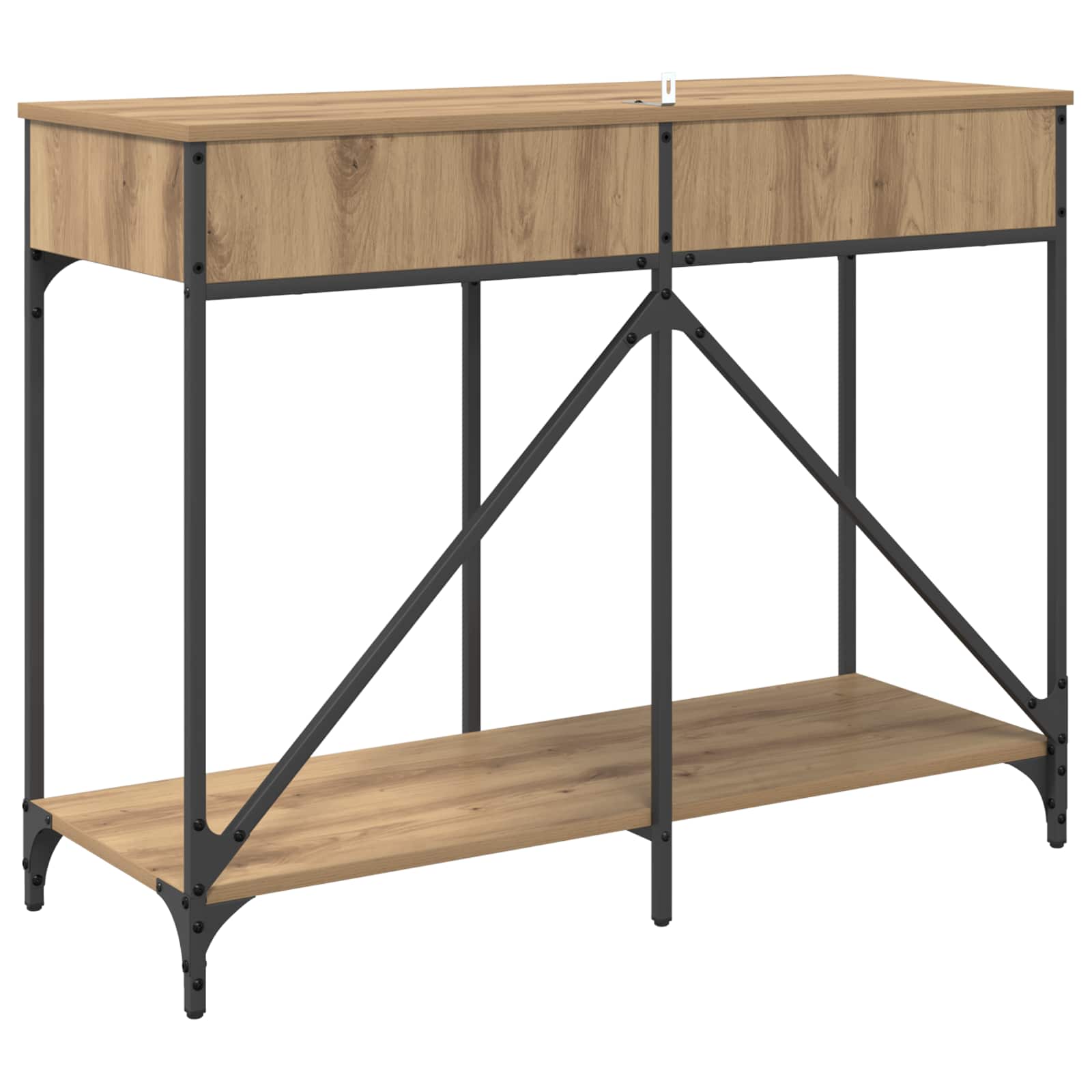 Wandtafel Artisan Eiken 100 x 39 x 78,5 cm Bewerkt hout