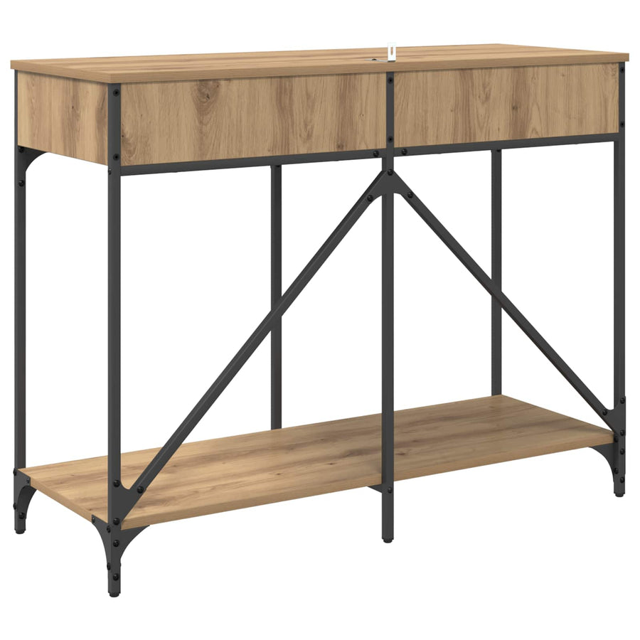 Wandtafel Artisan Eiken 100 x 39 x 78,5 cm Bewerkt hout
